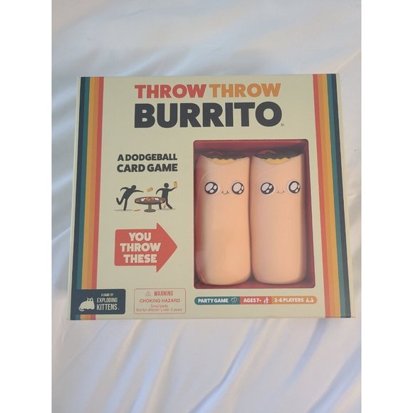 Throw Throw Burrito Board Game by Exploding Kittens, 2-6 players - Picture 1 of 3
